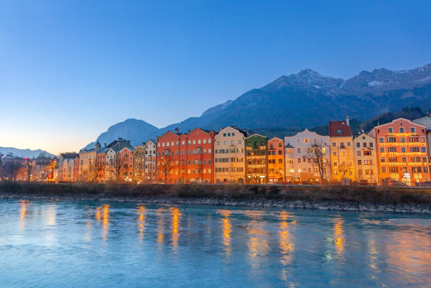istock Innsbruck at night 1434238251