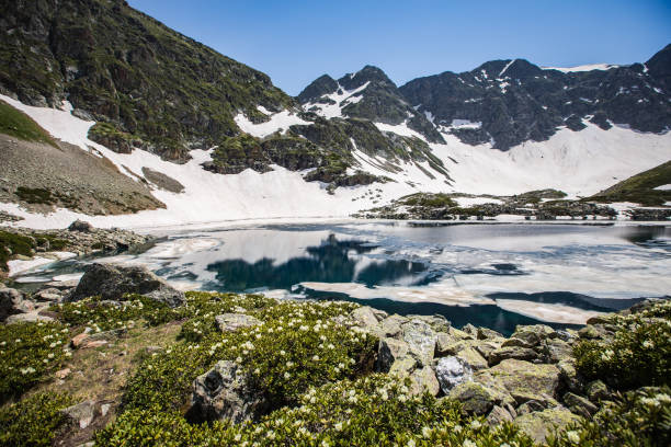 istock Alpine Lake in Caucasus Mountains 1434239026