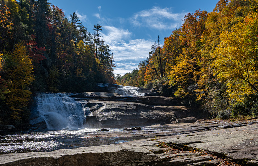 Triple Falls At Dupont State Park In North Carolina