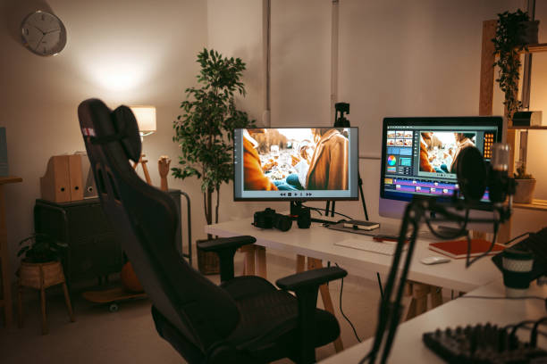 Vlogging setup with no people
