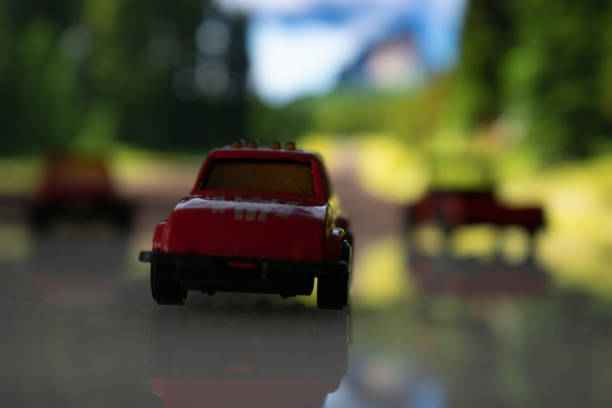 Red car stock photo