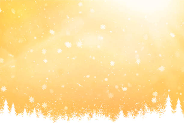 Blury golden christmas background with light bokehs. Colorfull party Background