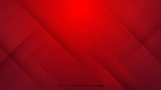 Vector illustration of Abstract geometric red background with diagonal lines stripe modern design style