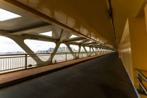 Photo of Bridge, pedestrians and non-motorized vehicle lanes