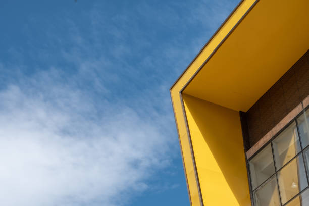 istock Illumination effect of yellow buildings 1434288137