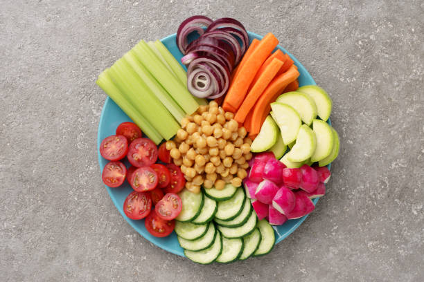 istock plate with various raw vegetables and boiled chickpeas 1434320947