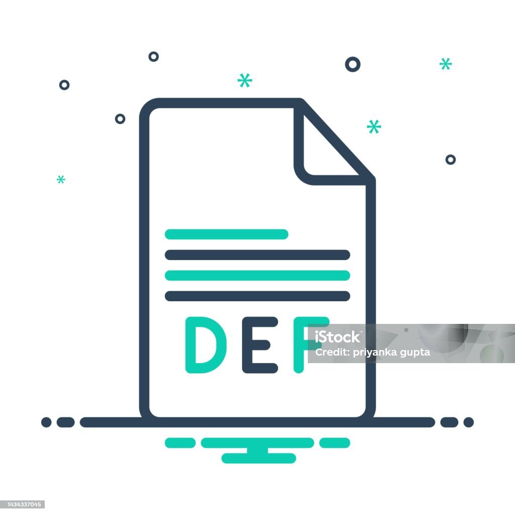 File Def Def Data Stock Illustration - Download Image Now - Data, Document, File ...