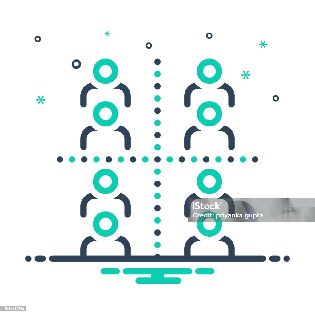 Division Section Icon Segment Section Stock Illustration - Download Image Now - Block Shape ...