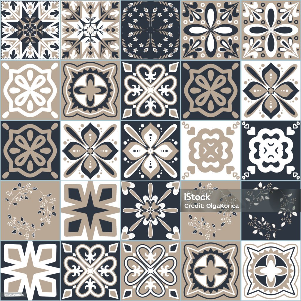 Azuljo Azulejo Traditional Spanish Pottery Square Azulejo Tiles For Design ...