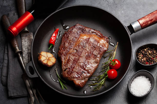 istock Grilled ribeye beef steak 1434347657