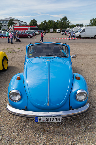 Celle, Germany - August 7, 2016: A Volkswagen Kaefer at the annual Kaefer Meeting