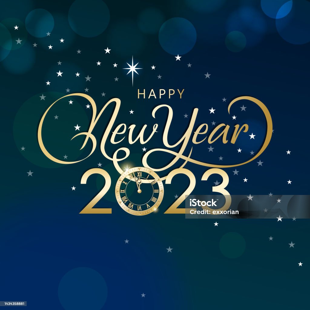 2023 New Year’s Eve Countdown - Royalty-free Yeni yıl gecesi Vector Art
