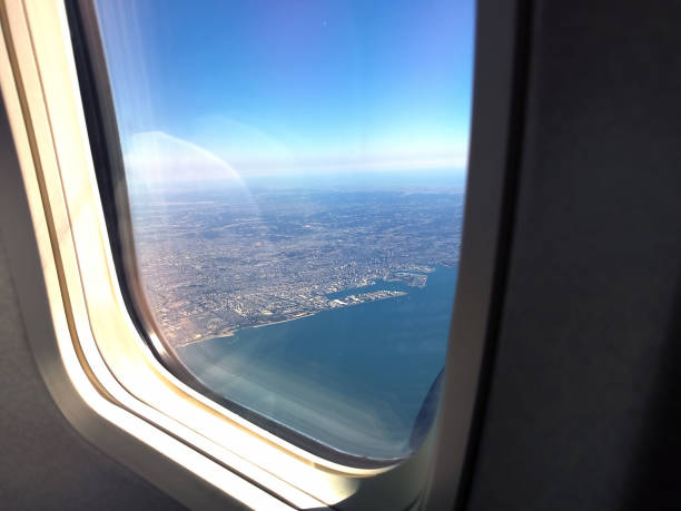 istock Tokyo Bay seen through an airplane window, travel 1434365568
