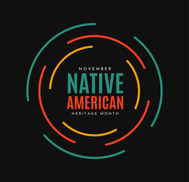 Native American Heritage Month background. Vector Native American Heritage Month background. Vector illustration. EPS10 indigenous peoples day stock illustrations