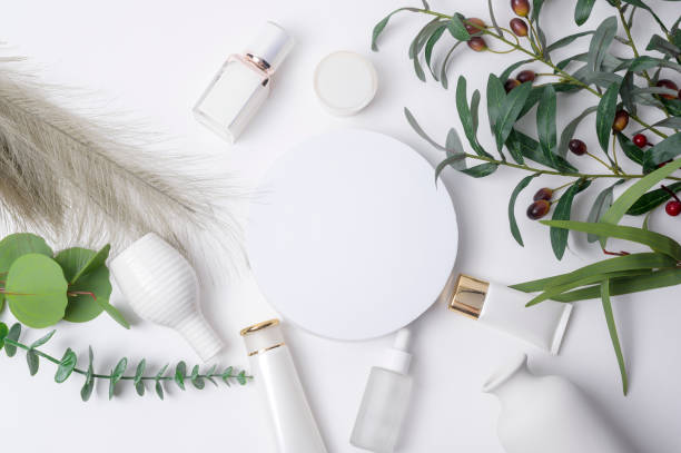 istock moisturizing cream bottle over leaf background studio, packing and skincare beauty concept 1434368902