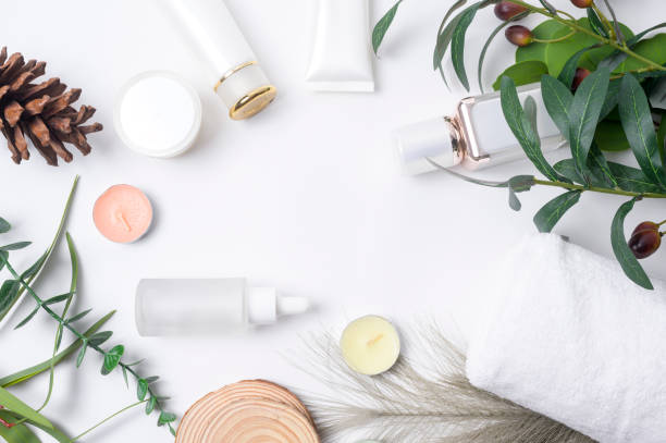 istock moisturizing cream bottle over leaf background studio, packing and skincare beauty concept 1434369015