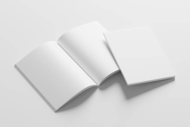 istock A4 A5 Magazine Brochure 3D Rendering White Blank Mockup 1434386687