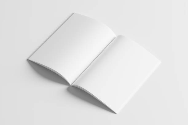 istock A4 A5 Magazine Brochure 3D Rendering White Blank Mockup 1434386688