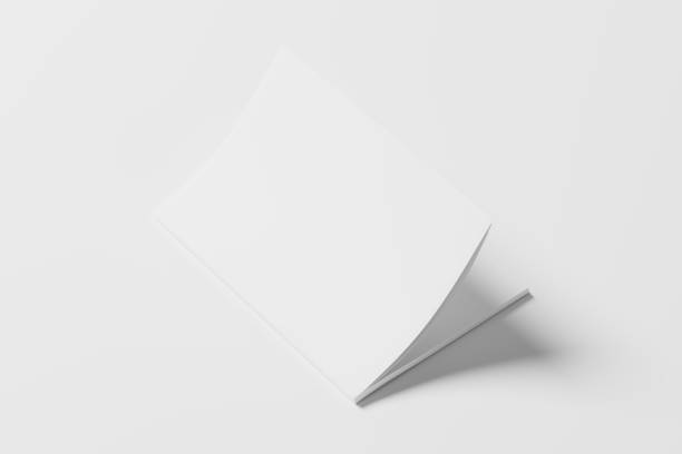 istock A4 A5 Magazine Brochure 3D Rendering White Blank Mockup 1434386719