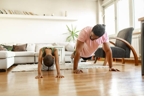 istock Family time. Single father with and son spending time together 1434386741