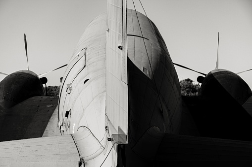 Brewster, WA - USA - 05-10-2022: Lockheed Shooting Star Jet on display outside the American Legion Post 97