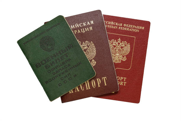 istock Two passports and a military ID 1434387534