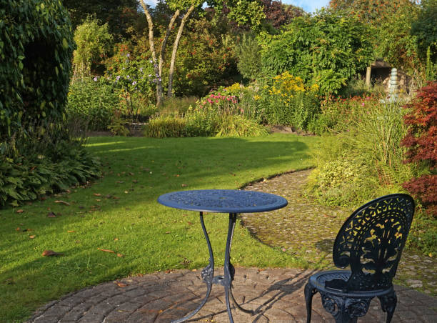 istock A garden with round shapes 1434391243