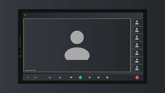 Video Call Window Frame Video Conference Calls Window Overlay Application For Calls ...