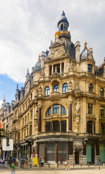 istock Baroque ornated building on Leysstraat, Belgium 1434404411