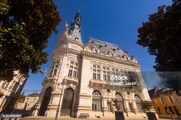 View Of City Hall Of Sens Mairie De Sens Yonne France Stock Photo - Download Image Now