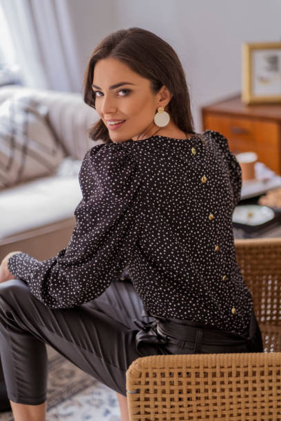 istock Beautyful fashion model. 1434408371