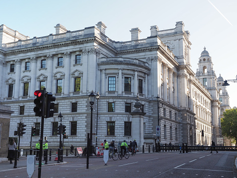 London, Uk - Circa October 2022: His Majesty Treasury and Revenue and Customs