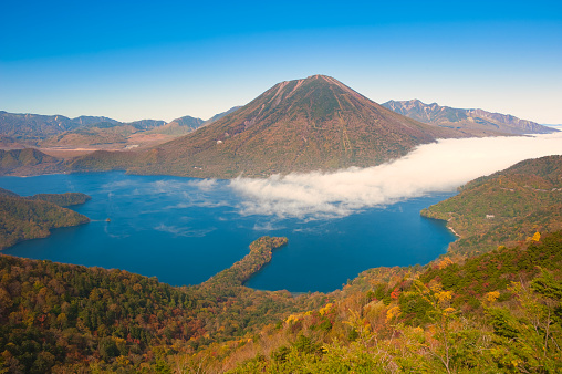 Chuzenji Lake and Mt. Nantai