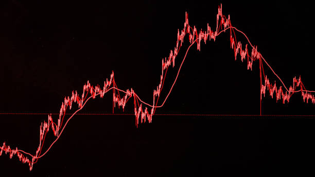 istock The red crashing market volatility of crypto trading with technical graph and indicator, red candlesticks going down without resistance, market fear and downtrend. Cryptocurrency background concept. 1434423588