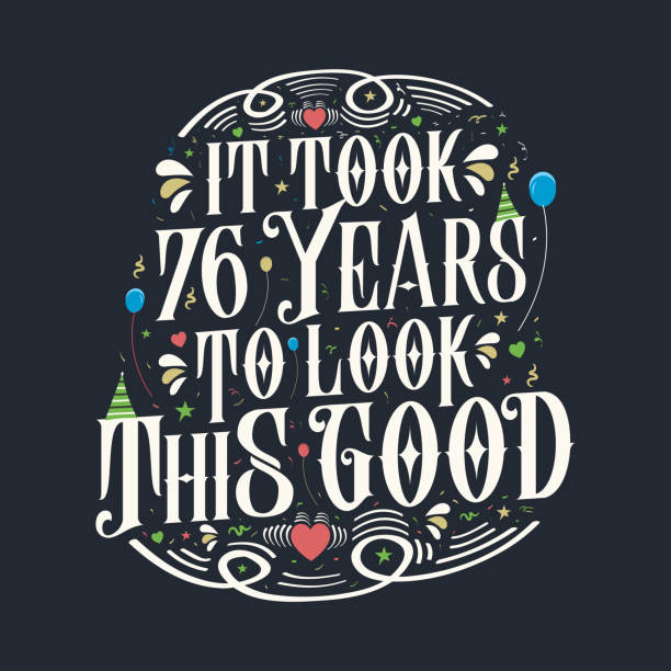 80+ Happy 75th Birthday Stock Illustrations, Royalty-Free Vector ...