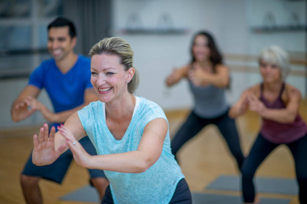 istock Stretching in a Fitness Class 1434437126