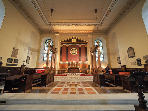 London, UK - Circa October 2022: Saint Paul's church in Covent Garden