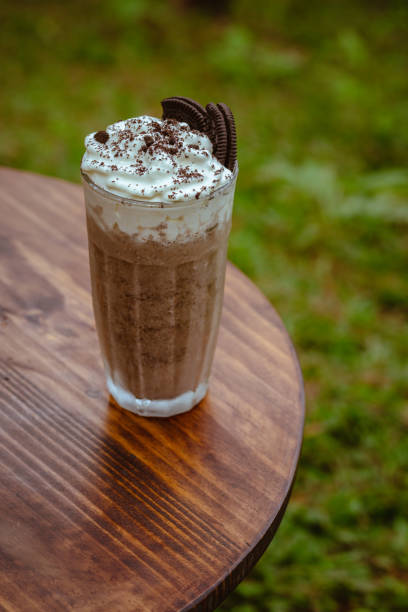 Cookie Ice Blended High Resolution Stock Photo