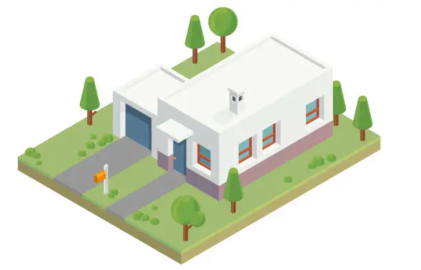 Vector illustration of Isometric Home