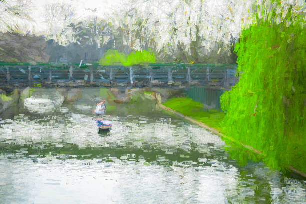 Punting on the River Cam, Cambridge