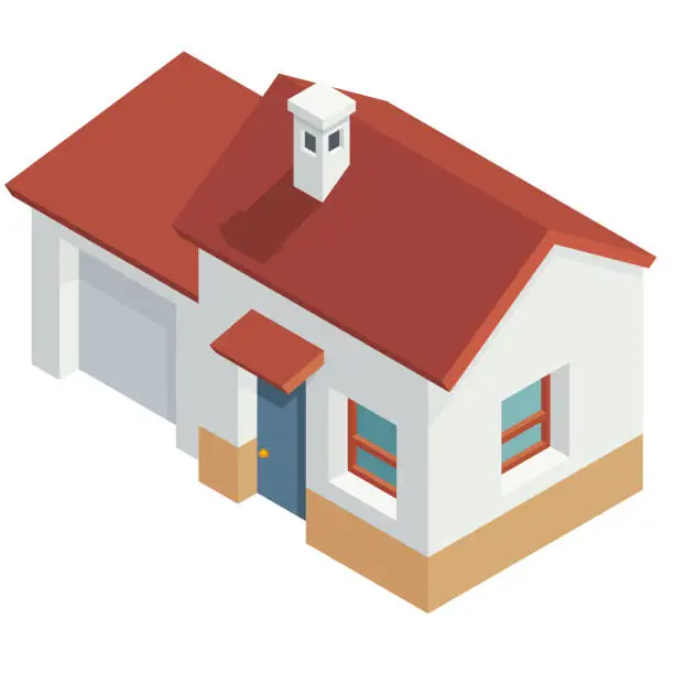 Vector illustration of House Garage
