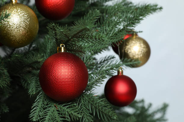 Free Stock Photo of Close Up of a Christmas Tree With Ornaments ...