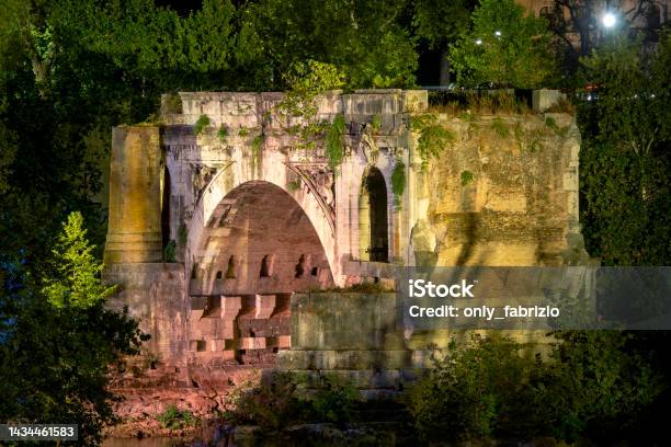 Pons Aemilius Stock Photo Download Image Now Arch Bridge