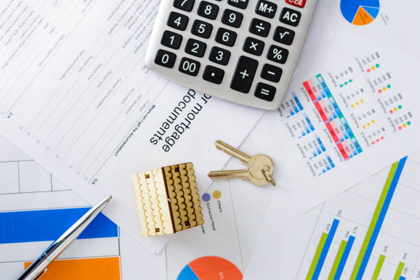 istock Real estate market and mortgage documents 1434464089