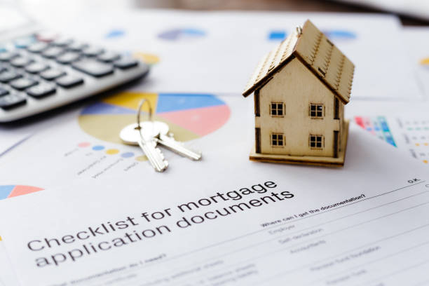 istock Real estate market and mortgage documents 1434464179