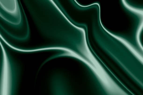 istock Green satin background. Green silk or satin luxury fabric texture can use as abstract background. 1434464534