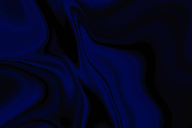 istock Blue satin background. Blue silk or satin luxury fabric texture can use as abstract background. 1434464550