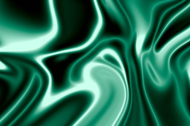 istock Green satin background. Green silk or satin luxury fabric texture can use as abstract background. 1434464568