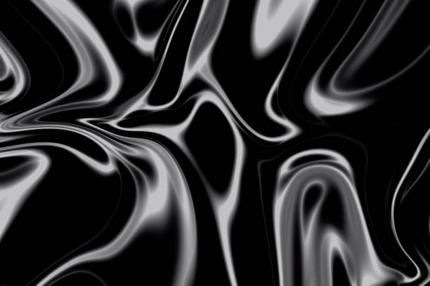 istock Black satin background. Black silk or satin luxury fabric texture can use as abstract background. 1434464571