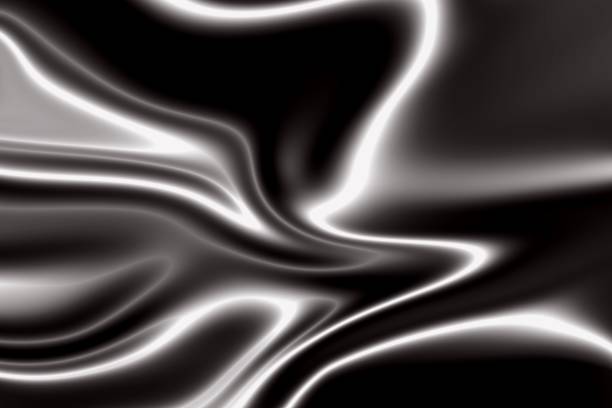 istock Black satin background. Black silk or satin luxury fabric texture can use as abstract background. 1434464594